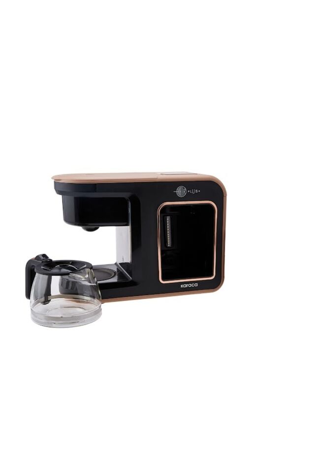 Hatır Plus 2in 1 Türk Ve Filtre Kahve Makinesi Rosie Brown Krom
