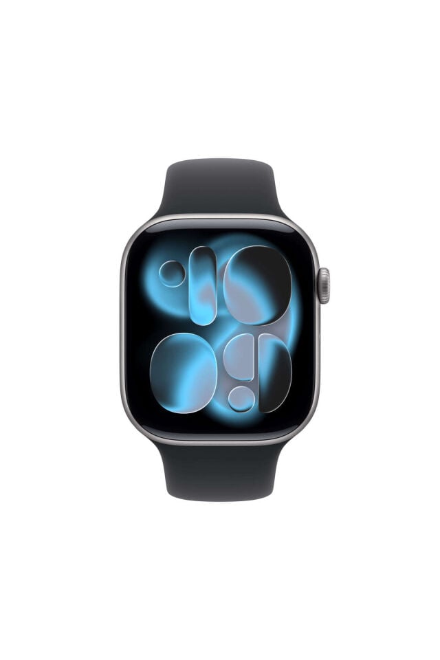 Watch Series 11 GPS + Cellular, 46 mm Uzay Grisi Alüminyum Kasa ve Siyah Spor Kordon - S/M