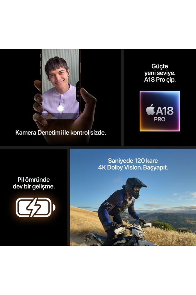 iPhone 16 Pro Max 1TB Beyaz Titanyum Beyaz Titanyum