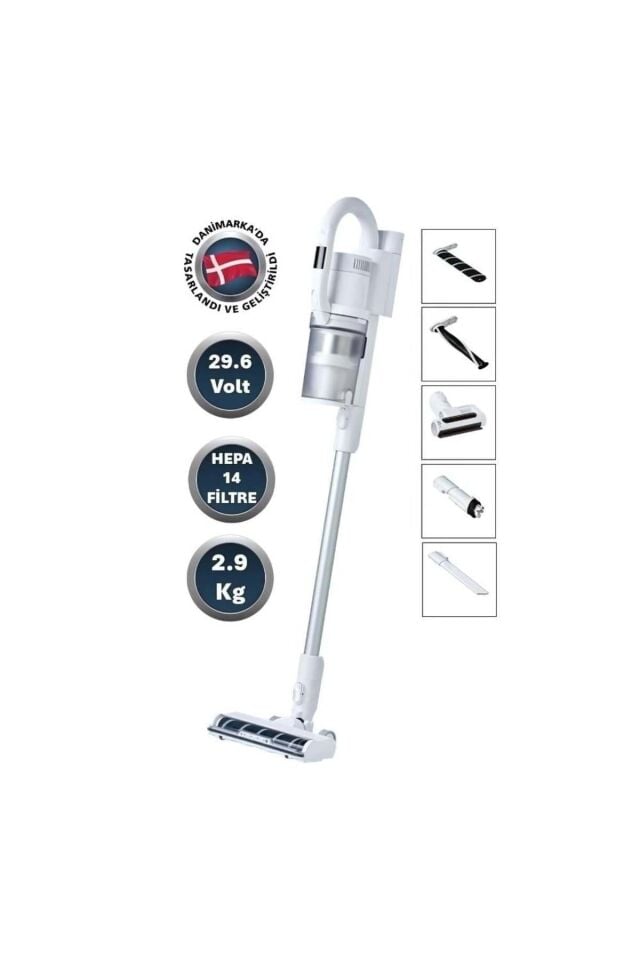 Nilfisk S1 Allergy Plus Dikey Şarjlı Süpürge