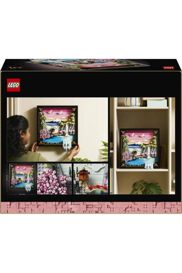 Lego ® Art Japon Kiraz Çiçeği Manzarası 31218 – Yetişkinler için Model Yapım Seti (1892 Parça)