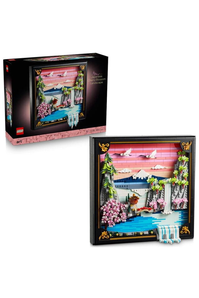 Lego ® Art Japon Kiraz Çiçeği Manzarası 31218 – Yetişkinler için Model Yapım Seti (1892 Parça)