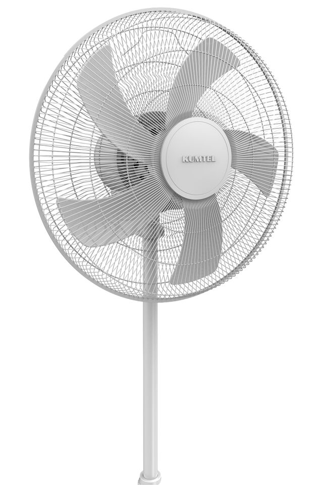 Kumtel KTF-355 16 inç Ayaklı Vantilatör 50 W, 5 Pervaneli, 3 Kademeli, 121 cm Yükseklik