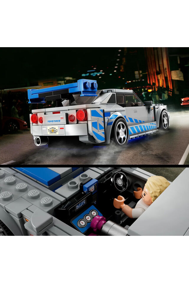 ® Speed Champions Daha Hızlı Daha Öfkeli Nissan Skyline GT-R (R34) 76917 (319 Parça)