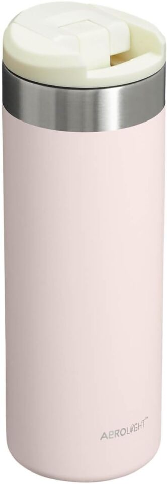 Stanley The Aerolight Transit Mug Termos Bardak, Pembe Kuvars 2.0 (Rose Quartz), 0.47 Litre