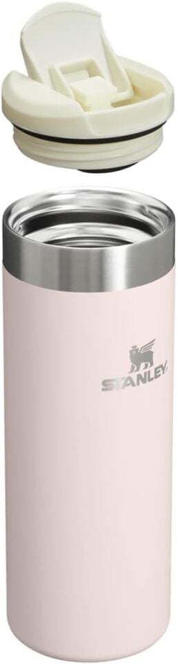 Stanley The Aerolight Transit Mug Termos Bardak, Pembe Kuvars 2.0 (Rose Quartz), 0.47 Litre