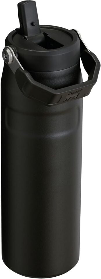 Stanley IceFlow™ Aerolight™ Flip Straw 2.0 Pipetli Su Şişesi Siyah
