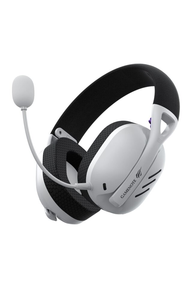 Gamenote Fuxi-H3 Gaming Oyuncu Mikrofonlu Kulaklığı 7.1 - 4 Modlu (BT, 2.4Ghz, Type-C, 3.5mm) Beyaz