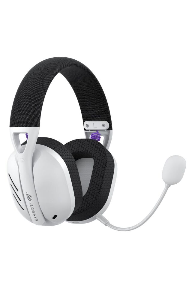 Gamenote Fuxi-H3 Gaming Oyuncu Mikrofonlu Kulaklığı 7.1 - 4 Modlu (BT, 2.4Ghz, Type-C, 3.5mm) Beyaz
