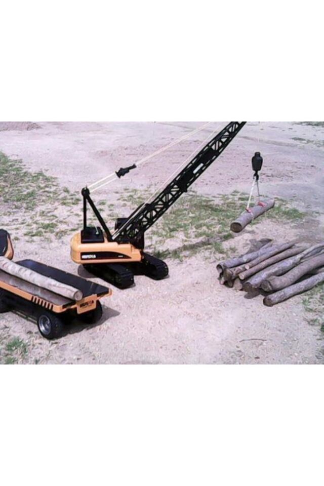 67cm 1/14 Yüksek Kalite Rc Model Ekskavatör Paletli Vinç Uzaktan Kumandalı Iş Makinası 1572